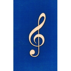 Klucz wiolinowy 15x5,5 cm